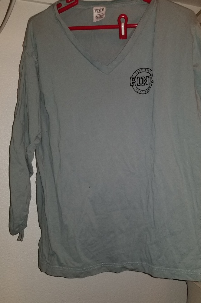 Victoria's Secret (Pink) sz large tie arms tee